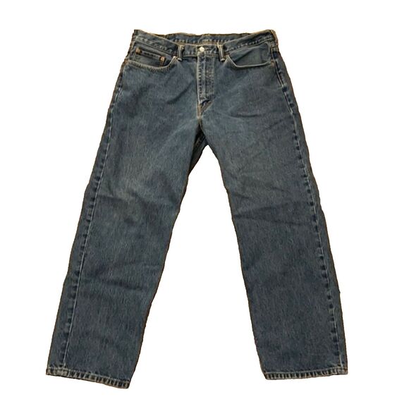Levi's 550 Relaxed Fit Denim Blue Jeans Mens Size 38X30 - Picture 1 of 12